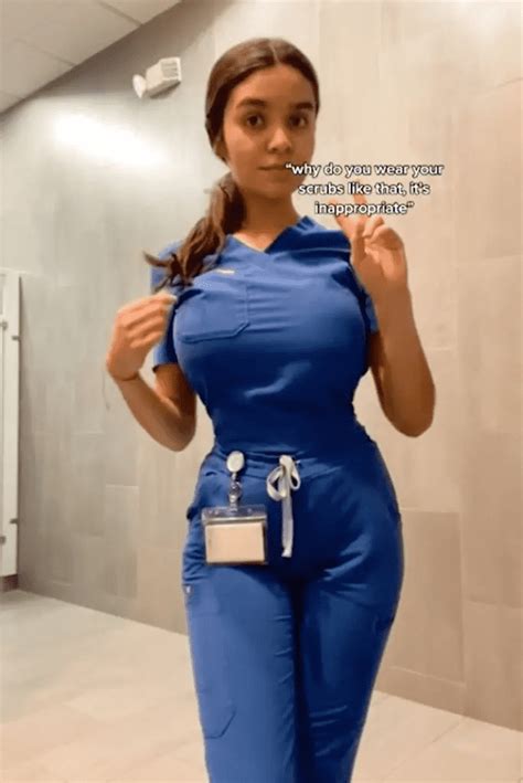 The <b>nurse</b>’s height is 5’2” (157 cm) and she weighs 107 lbs (around 48 kg), she revealed in the trending video. . Tik tok nurse scrubs